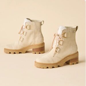 Sorel Joan Cozy Lace Up Boots NEW